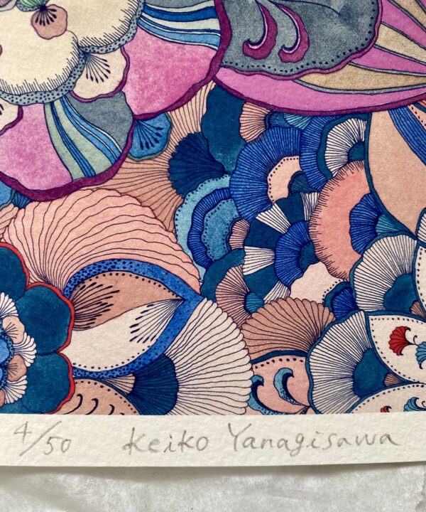 Signed limited edition print artwork by Keiki Yanagisawa.