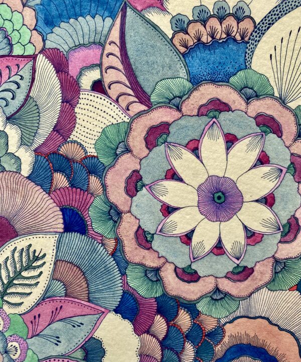 Pinks and blues in a beautiful Japanese limited edition print.