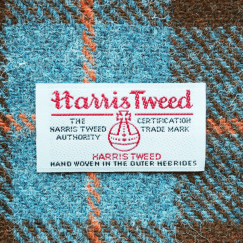 The Harris Tweed orb label of authenticity.