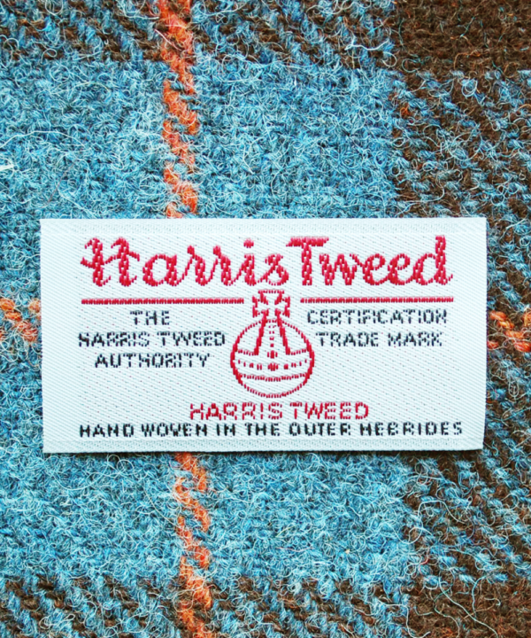 The Harris Tweed orb label of authenticity.