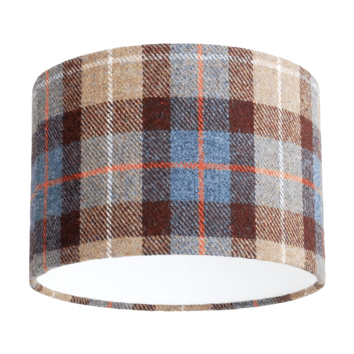 Blue check lampshade hotsell