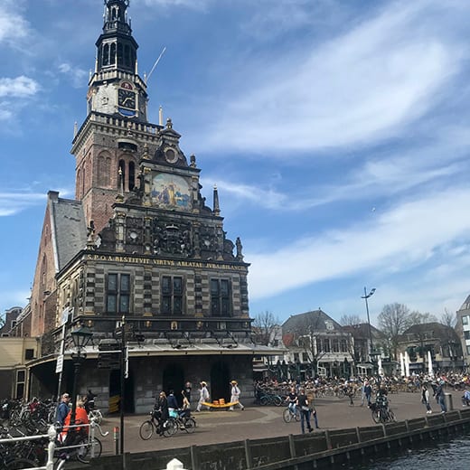 The town square in Alkmaar, Holland, Telescope Style blog.