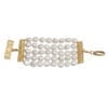 Pearl bracelet with gold inspired by ancient Greek heritage from Telescope Style.