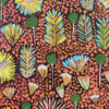 'Daisy' indigenous Aboriginal art wallpaper detail.