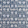 Iznik linen fabric for our indigo blue patterned cushions.