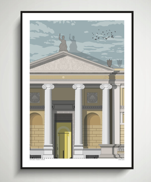 Print of the Ashmolean Museum, Oxford.