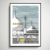 Brighton posters and prints depicting the seaside town's iconic architectural gems.