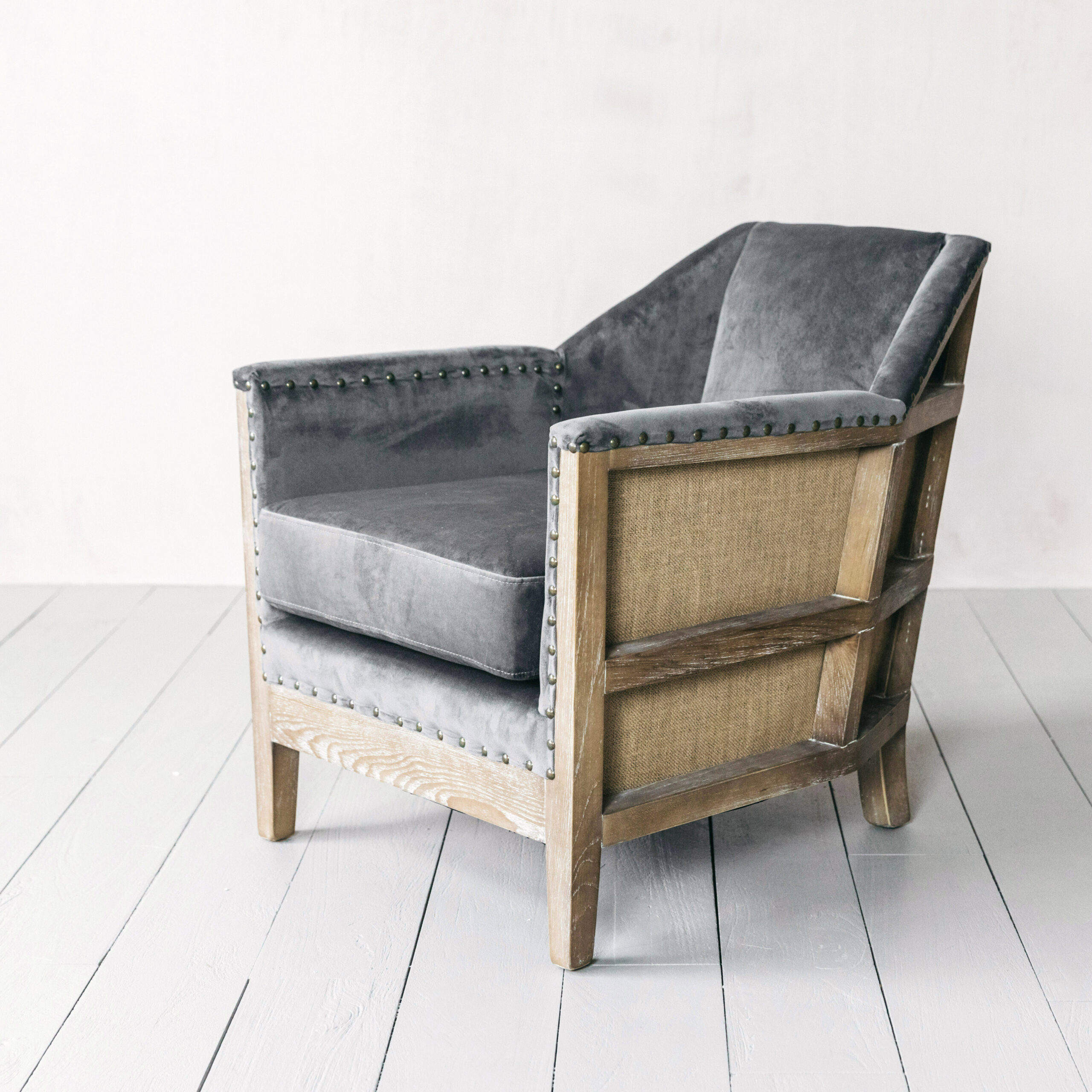 The Hoxton velvet armchair from Graham and Green.