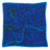 A royal blue silk scarf depicting a vintage map of London.