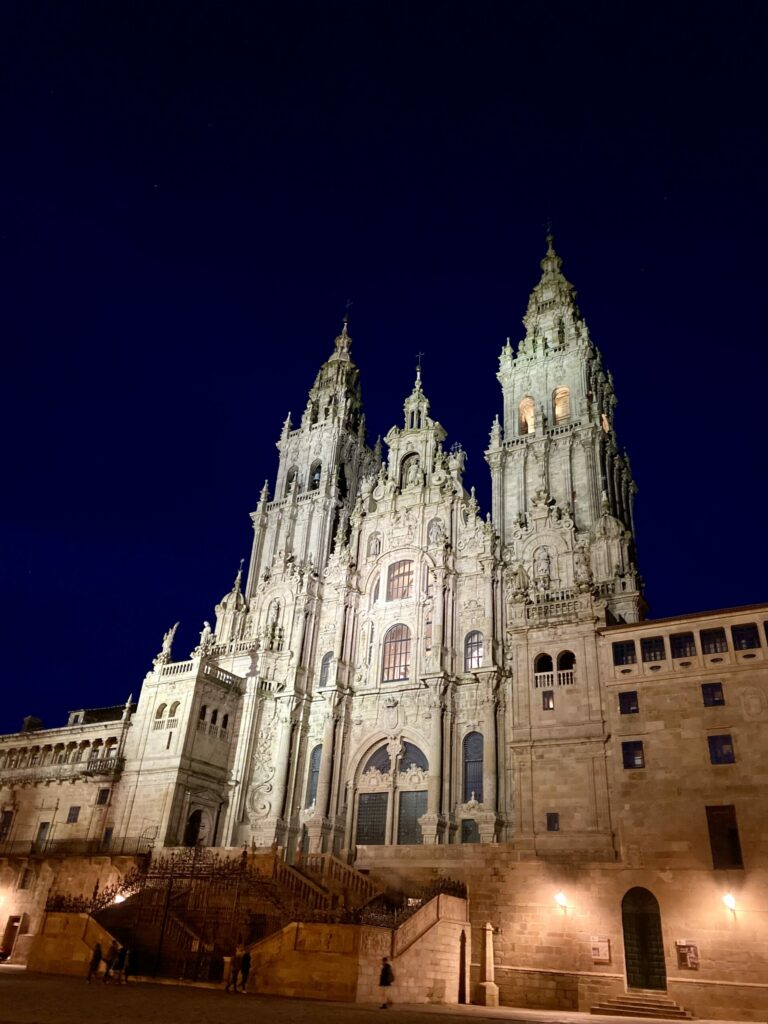 The cathedral at Santiago de Compostela in Galicia, Spain.