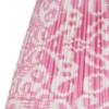 Pink silk Ikat lampshades.