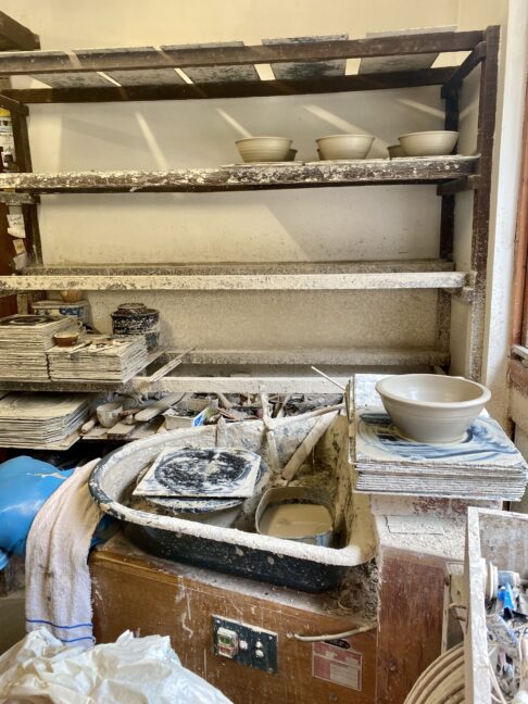 A pottery studio in Argyllshire, Scotland.