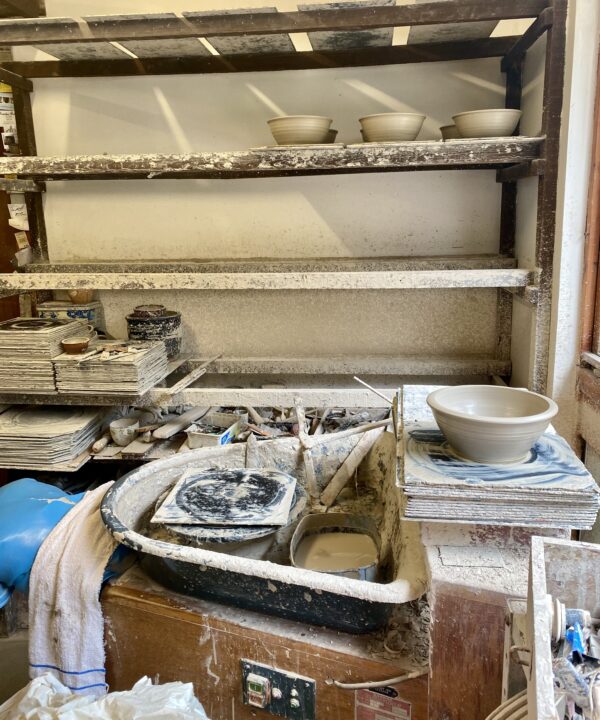 A pottery studio in Argyllshire, Scotland.