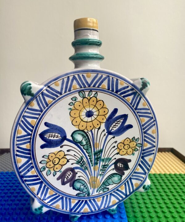 Blue and white Talavera pottery pot - Designs By Origin