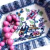 A pretty, floral, vintage platter or dish in Losolware 'Shanghai' by Keeling & Co from the Burslem pottery in Staffordshire.