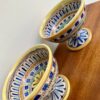 Pair of vintage Italian hand-painted dishes.